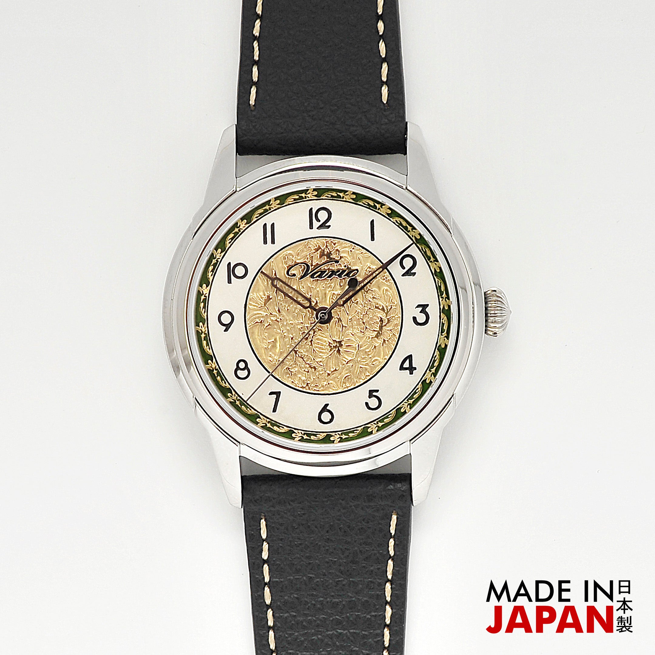 Vario Empire Art Deco Art Nouveau Hand Engraved Watch